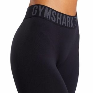 Gymshark Fit Seamless Cropped Legging Black Medium